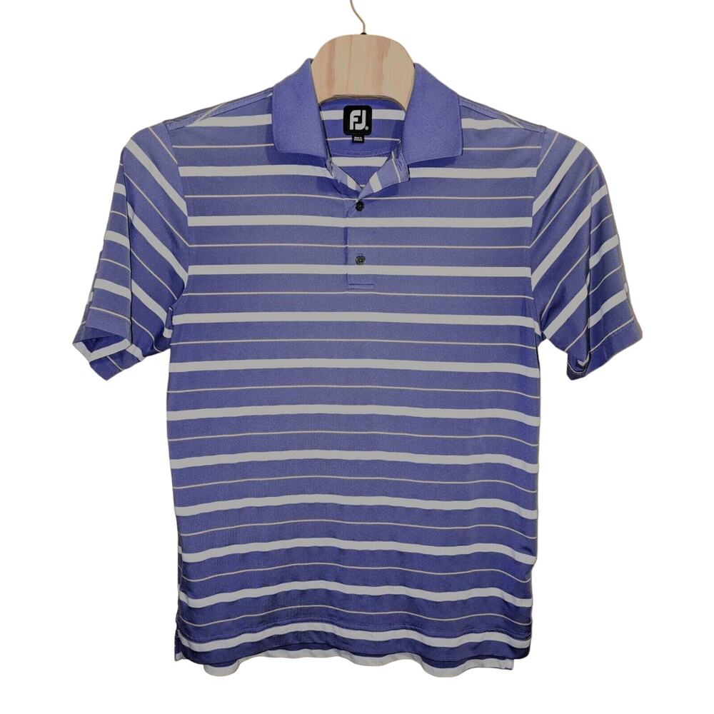 FootJoy Golf Polo Shirt Men’s Medium Periwinkle Stretch Performance